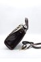 Women's Two Handle Linen Cross Hand and Shoulder Bag - 4