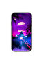 غطاء حماية iPhone XR بتصميم راكب الدراجة النارية الذي يترك القمر خلفه