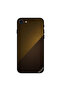 غطاء حماية لجهاز iPhone 7 بنقشة جلد أصفر داكن وبني