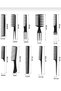 10 Piece Professional Hairdresser Comb Set - Hair Cutting, Parting, Styling and Blow Dry Comb - 4