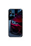 غطاء حماية لهاتف iPhone XS MAX أحمر وبني وسيارة