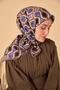 وشاح حريري من نسيج التويل 11470-27 - 6