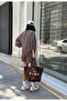 Women's Bottom Top Shorts Set with Stones Model, Oversize Relaxed Cut Summer Set - 4