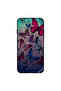 غطاء حماية لهاتف iPhone 6 Plus برسومات لامعة وفراشات