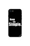 غطاء حماية لجهاز iPhone 7 - حافظ على بساطة الحياة