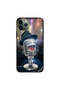 غطاء حماية لهاتف iPhone 11 Pro Max مع ميكروفون وقبعة على الرأس