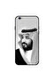 غطاء حماية لجهاز iPhone 6s Plus صورة محمد بن سلمان بالأبيض والأسود