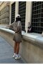 طقم شورت نسائي علوي وسفلي موديل حجري قماش قابل للغسل، طقم صيفي كبير الحجم بقصة مريحة - 3