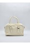 Women's Two-Sleeved Zipper Two-Eye Lined Cross, Hand, Arm and Shoulder Bag - 3