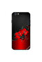 غطاء حماية لجهاز iPhone 6s Plus بنقشة زهور حمراء