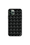 غطاء حماية لجهاز iPhone 11 Pro Max بنقشة خطوط سوداء