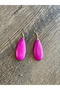 Wooden Colorful Drop Model Earrings