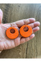 Wooden Colorful Style Earrings - 2