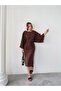Women's Amelia Modal Cupra Waist Belted Bat Sleeve Dress - 4