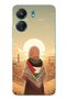 حافظة سيليكون شفافة متوافقة مع هاتف Redmi 13C فلسطينية فريدة من نوعها