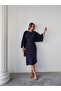 Women's Amelia Modal Cupra Waist Belted Bat Sleeve Dress - 5