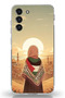 Samsung Galaxy S21 Fe Compatible Filistine Freedom Girl Transparent Silicone Case