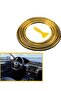 Trim Corded New Car Interior Rope Strip Herringbone Nickel Plated 5 Meters Chrome Gold - 3