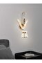 مصباح حائط LED حديث 7717-W – إضاءة حائطية 20 واط مع 3 أوضاع إضاءة – شمعدان حائطي أكريليك أنيق