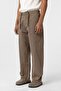 Baggy Fit Gabardine Trousers Mink - 4