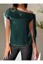 Women's One Shoulder Tie-Up Satin Summer Editor's Choice - 4