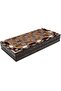 Elegance Motif Backgammon (50.0cm X 25.0cm X 8.0cm = 19.7'' X 9.85'' X 3.15)