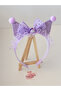 Trend Kuromi Purple Children's Crown with Bow and Pompom - 3