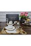 Luxury Gold Bone Porcelain Coffee Cup Set 03Gld01