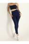 High Waist Wide Belt Firming Lifting Stretchy Comfortable Fit Lycra Belize Fabric Leggings - 5