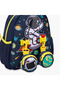 Astronaut Print Backpack with Shoulder Straps and Detachable Pouches - 26x10x28 cms - 5