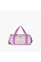 Printed Duffle Bag with Detachable Strap and Zip Closure - 35x45x21 cms