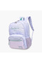 Floral Print Backpack with Adjustable Straps and Zip Closure - 33x46x17 cms - 2