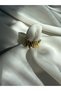 Gold Color Adjustable Curved Women's Ring – Modern and Stylish Design - 2