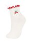 Women's Fruit Printed 2-Pack Cotton Pack Socks D4833Axns - 2
