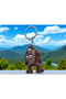 Cute 3D Silicone Quality Tasmanian Devil Character Keychain - 4