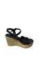 Women's Wedge Heeled Platform Cork Sole Summer Shoes Sandals - 6