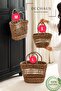 S Boy- Natural Straw Hand Knitted Summer Beach & Daily Bag - Bohemian Style Handmade Bag - - 3