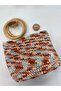 Mixed Color, Wooden Handle Knitting Bag - Inner Lined - Moly Ip - 7