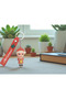 Cute 3D Silicone Quality New Year Themed Big Headed Santa Claus Keychain - 4