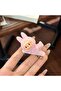 New Trend 3D Feather Toy Figured Pen Buckle Light Pink - 4
