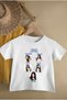 New Jeans K-Pop Group Lovely Minji Printed Cotton Short Sleeve Youth and Children Tshirt