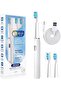 Electric Toothbrush for Adults, with 3 Brush Heads and 4 Modes, Rechargeable Sonic Toothbrush