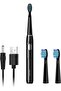 Electric Toothbrush for Adults, with 3 Brush Heads and 4 Modes, Rechargeable Sonic Toothbrush