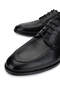 Men's Genuine Leather Black Classic Shoes - 3