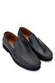 Men's Genuine Leather Gray Loafer Shoes - 2
