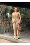 Women's Vest Pants Bottom Top Set with Belt Detail - 2