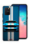 غطاء حماية لهاتف Samsung Galaxy S10 Lite بتصميم سيارة فنية تجريدية