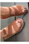 251737 Women's Genuine Suede Leather Eva Sole Anatomical Comfort Sole Sandals - 5
