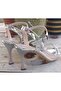 K152014 Women's Single Strap Stone Evening Dress Shoes - 7