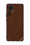 Protective Case Cover For Xiaomi 12 Pro Dark Brown Leather Pattern